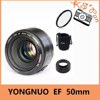 

YONGNUO YN EF 50mm f/1.8 AF Lens Aperture Auto Focus YN50mm f1.8 lens +Bag + Lens Hood for Canon EOS DSLR Cameras