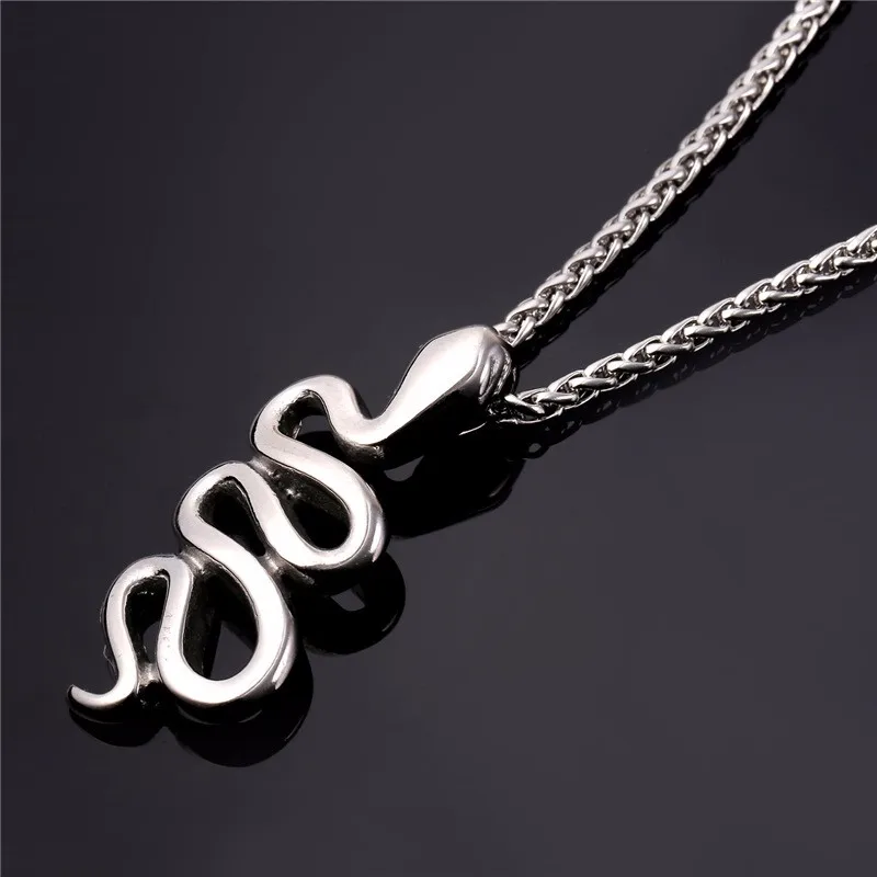 "SnakeyCol" - Stainless steel snake collar 15 "SnakeyCol" - Stainless steel snake collar 15