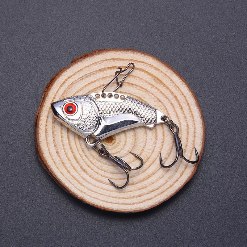 SEAPESCA 1 шт. ложка рыболовная приманка металлическая Crankbait 45 мм 16 г с басами тройник 2