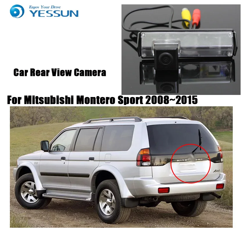 

YESSUN For Mitsubishi Montero Sport 2008~2015 Reversing Backup Camera Car Parking Camera Rear View Camera HD CCD