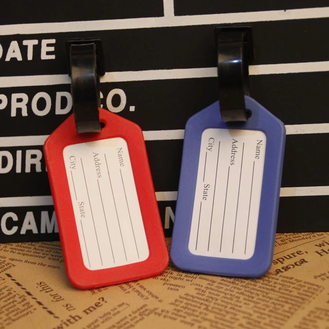 0 : Buy 10 pcs Cheap PP luggage tag Wholesale Luggage Tags Bag Parts Accessories ...