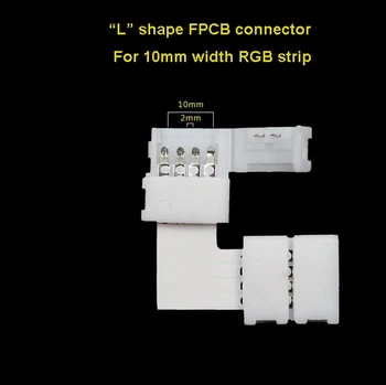 

5050 LED strip corner connector--L shape/T shape/+ shape--5pcs/lot
