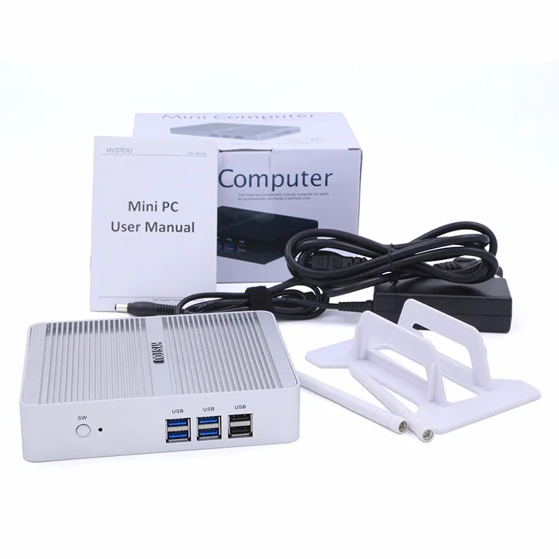 Cheapest 5Gen Braswell 12V Fanless Mini PC Windows 10 Desktop Computer PC Intel NUC Celeron N3050 N3150 8G RAM 128G SSD MiniPC (2)