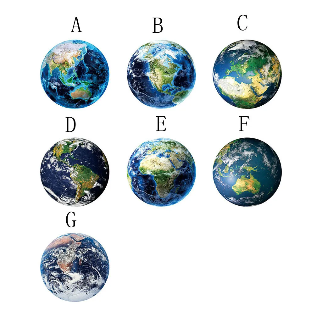 30 см 3D планета флуоресцентная Настенная Наклейка Съемная светится в темноте наклейка для гостиной Adesivo де Parede Большая Луна флуоресцентная