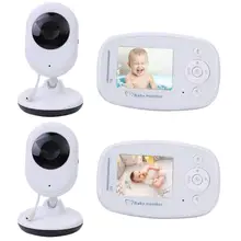 2,4 дюймовый беспроводной умный монитор для сна для детей, двусторонний монитор ночного видения, детский видеомонитор уход за новорожденным, безопасная видеокамера