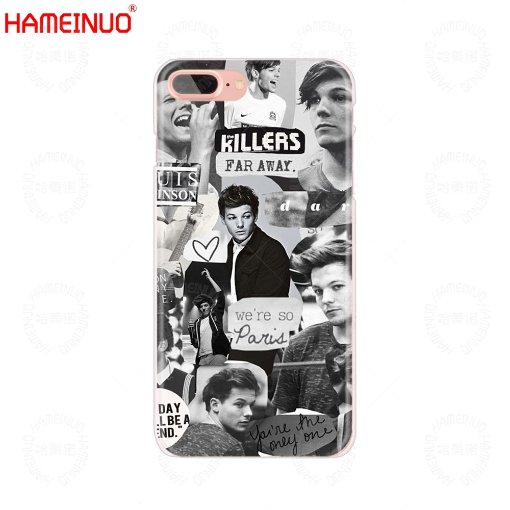 HAMEINUO One Direction 1d Louis Tomlinson cell phone Cover case for iphone X 8 7 6 4 4s 5 5s SE 5c 6s plus