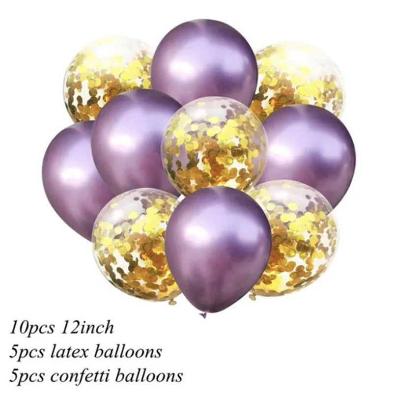 Metallic Balloons Wedding Balloon Babyshower Decoration 12-inch Birthday Decoration Globos (7)