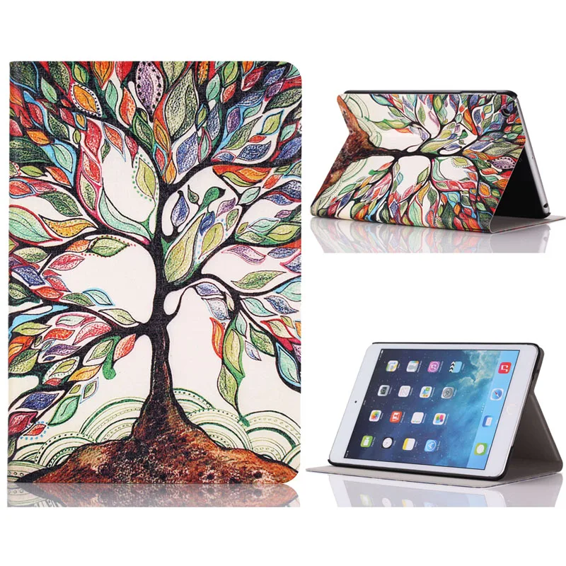 

tablet case i Pad Mini 1 2 3 Retina 7.9 inch Tree Of Life Flip Stand Leather Slim Folding Case Cover Tablet Cover Case z8