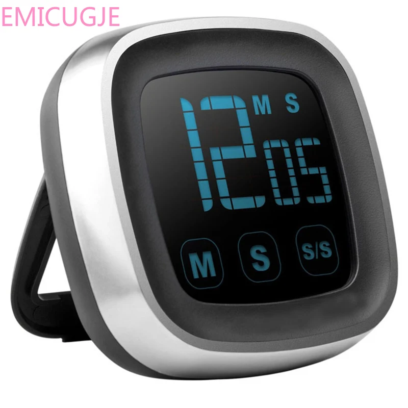 

Electronic Touch Screen Electronic Digital Kitchen Cooking Timer 2019 Large LED Display Kitchen Timer
