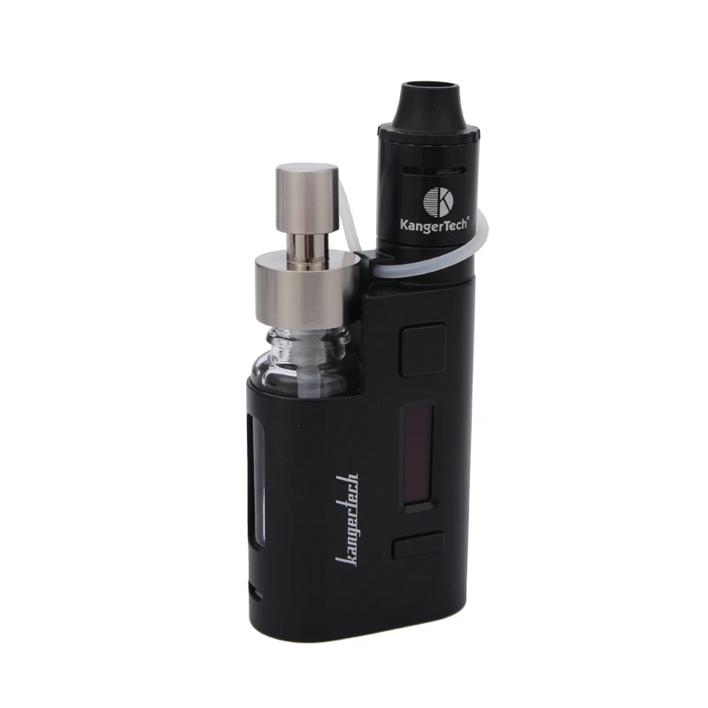 Original 80w Kanger DripEZ Starter Kit Box Vape Mod  Pump And Push RBA 0.3Ohm Drip coil 0.2Ohm Drip EZ Kit E Cigarettes 07