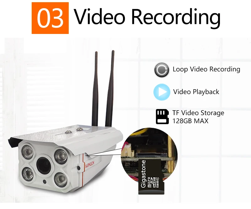 Outdoor Waterproof IP camera Zoom 06