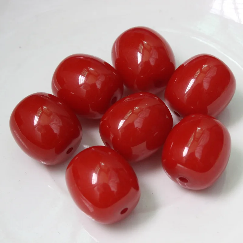 5pcs/lot Exotic Classic Resin Barrel Beads DIY Jewelry Making Loose