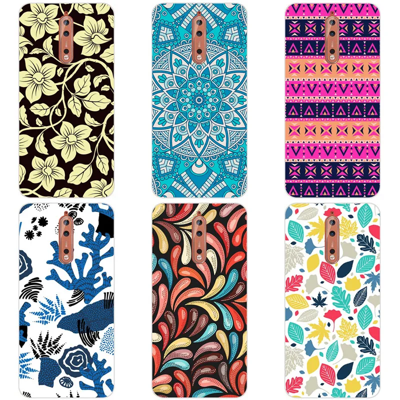 

For Nokia 8 Case Luxury Painting Soft Silicone Coque for Nokia 8 funda 5.3 inch Back Cover Cases for nokia8 Patterned Phone bag