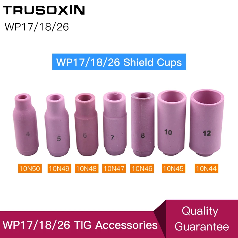 TIG Welding Machine Accessories/Consumables porcelain WP26 17 18 series Shield Cups Nozzles