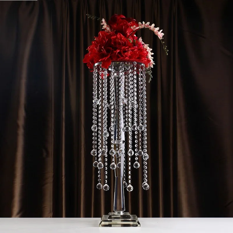 

83cm Tall Crystal Flower Stand Single Bay Window Balcony Desktop Mini Flower Pot Holder Small Green Pot Flower Pot Holder