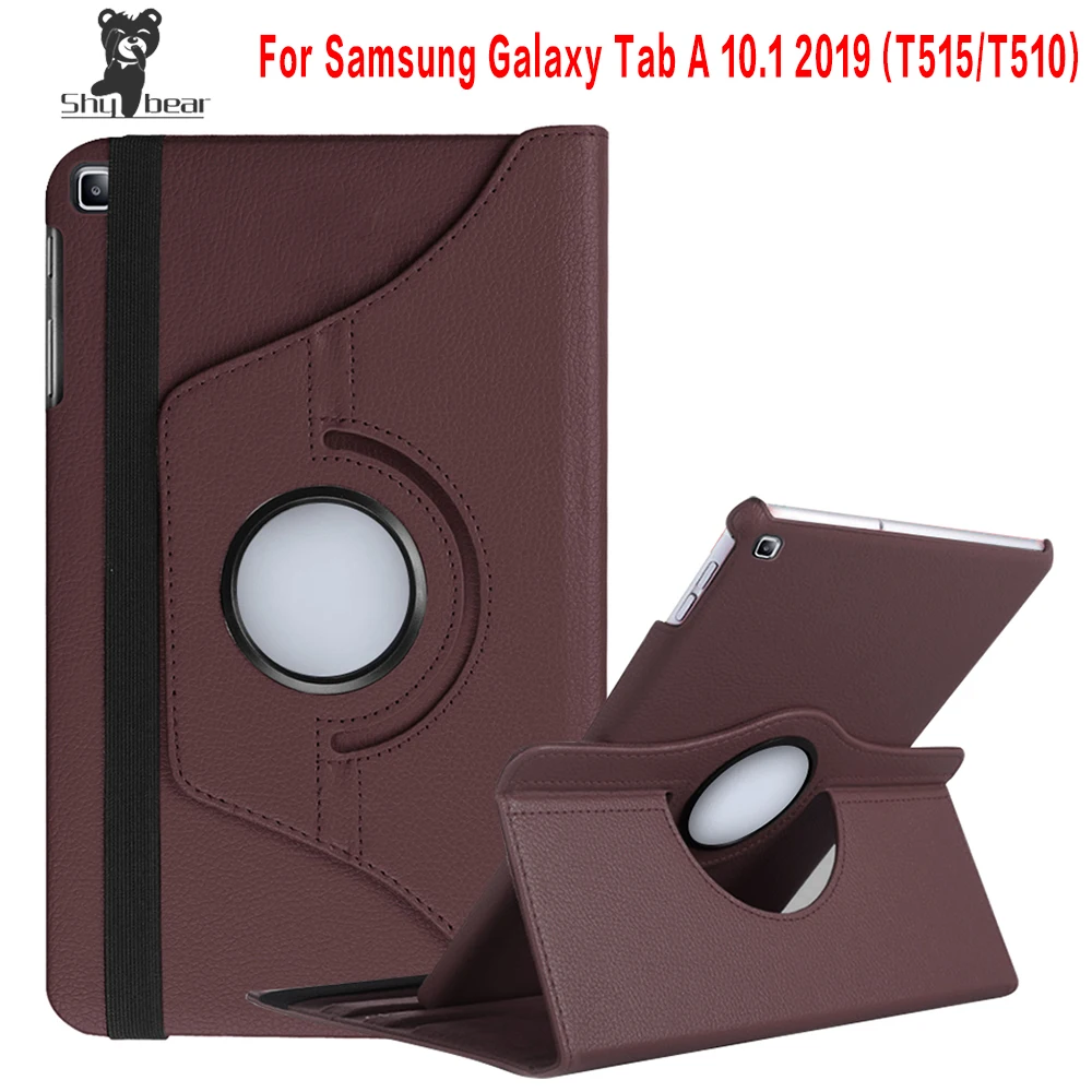 Вращающийся на 360 градусов чехол для Samsung Galaxy Tab A 10 1 2019 T510 T515 подставка PU кожаный SM