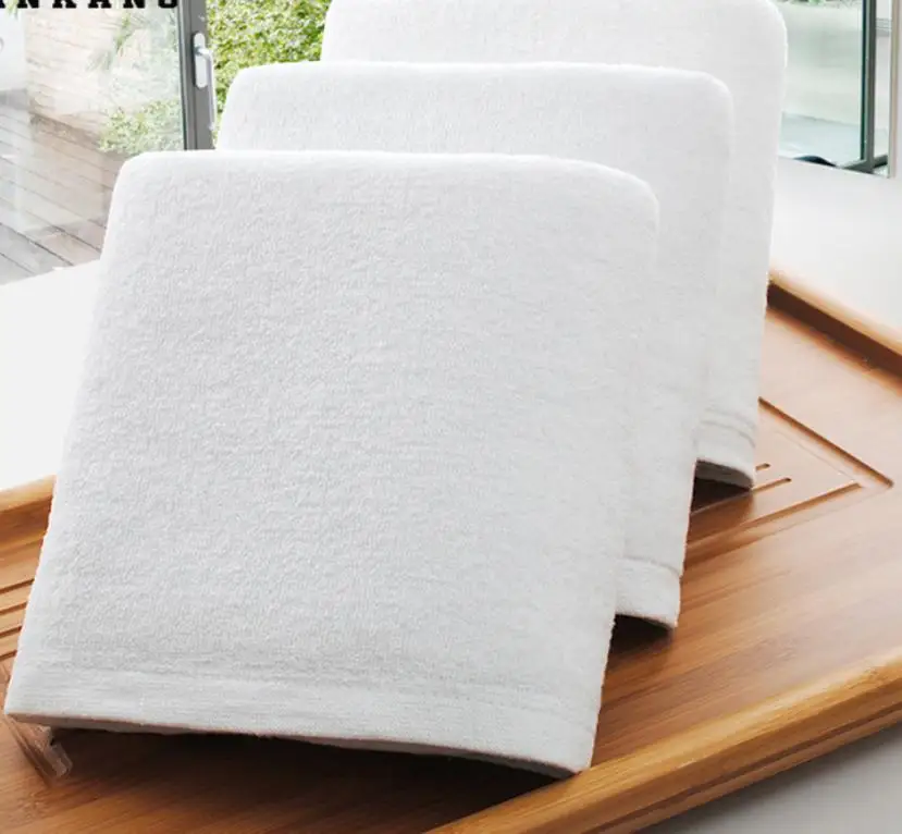 Wholesale 3 pc/lot Pure cotton hotel hotel special white bath towel swimming pool sports event beauty body towel