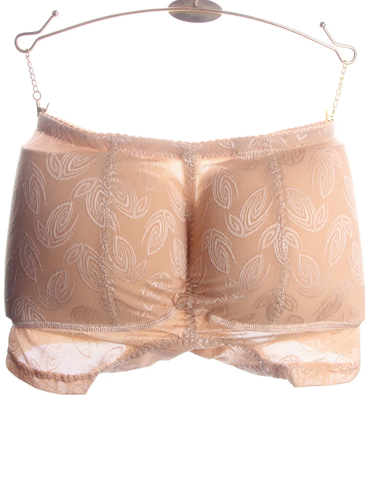 

2019 control panties sexy lace breathable buttock underwear lace anti emptied high waist abundant fake butt pad hip pants