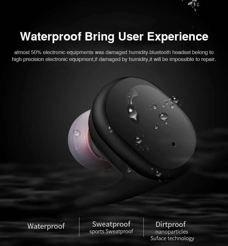 TWS Bluetooth 5.0 Earphones in-Ear Wireless Earbuds Stereo Bass Sound Noise Cancellation mini Wireless Bluetooth Earphone (3)