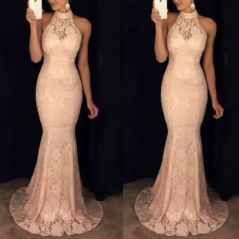 

CLOSEOUT NUDE Evening Pageant Long Evening Formal dress