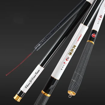 

3.6m-7.2m Telescopic Fishing Rod Carbon Fiber de Sea Durable Body Spinning Fishing Rod Pole