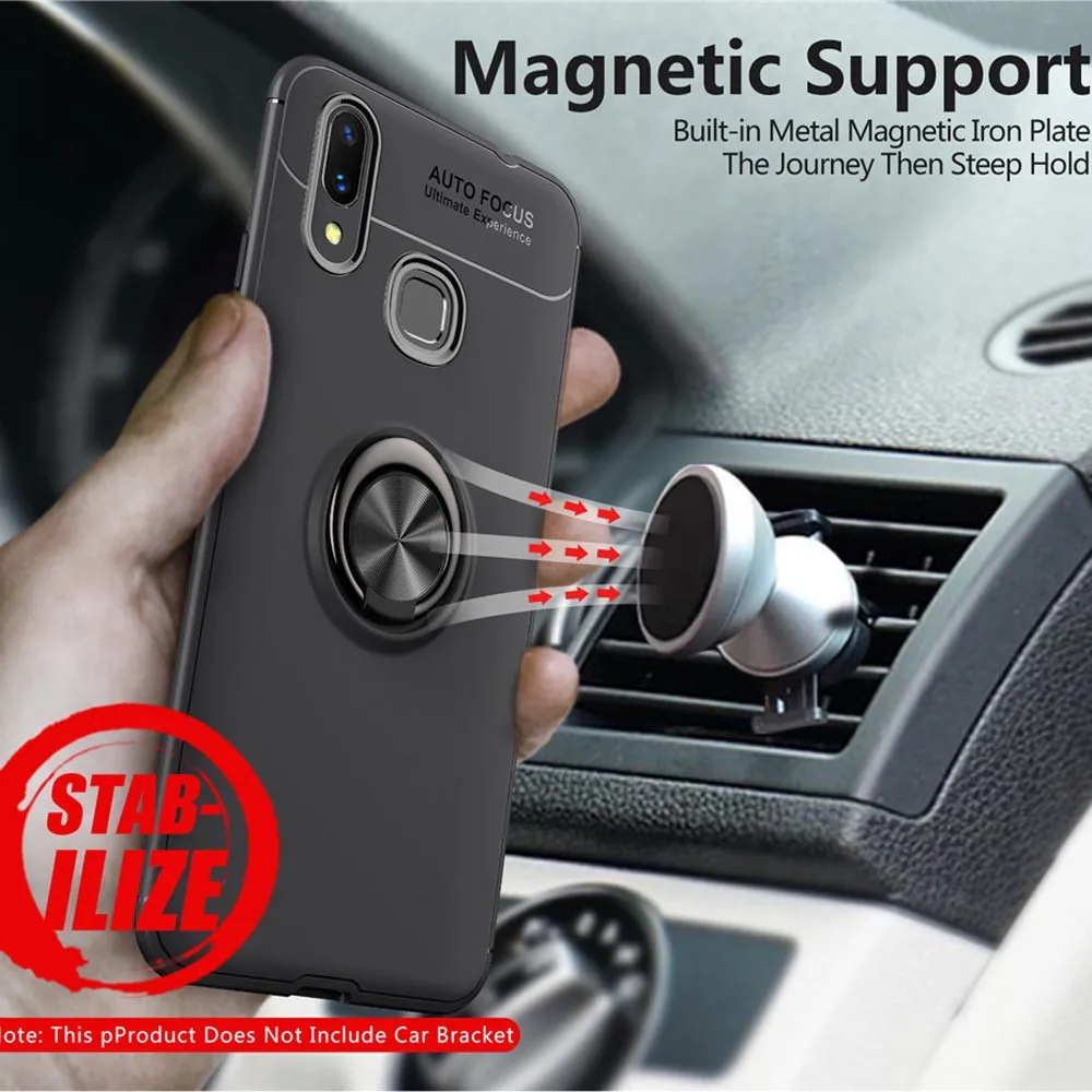 

Case For Huawei nova 3i 3 Case Luxury Soft TPU Silicone Magnetic Ring Cover For Huawei nova 3 3i Case shockproof Cover Capa