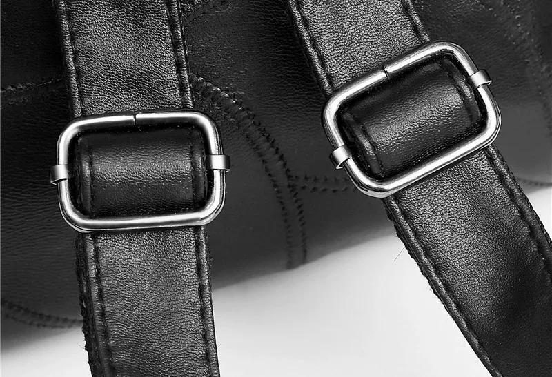 women genuine leather backpack sheepkin bag ladies small backpack_27