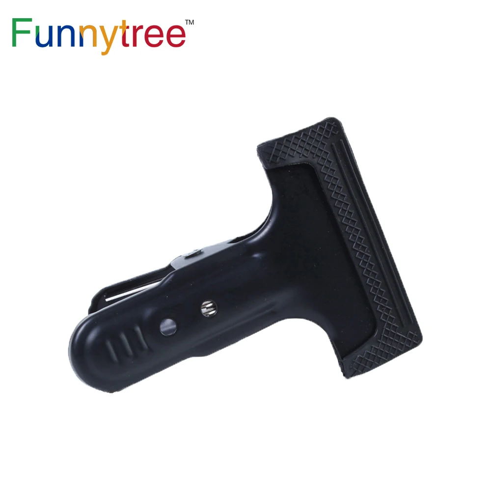 

Funnytree Strong Metal Rubber Coated Clip Spring Clamp for photography camera shooting prop photo studio