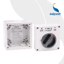 Саип/Saipwell IP67 Европейский/Австралийский 250 V 10A Американская классификация проводов 2р промышленный Электрический водонепроницаемый изолирующий выключатель(SP-56SW210