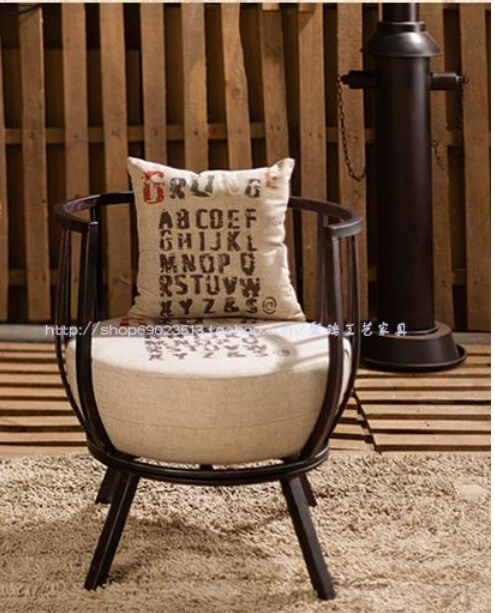 Диванное кресло Tieyi. Промышленный, очаровательные, выполненные по древним образцам диван кресло., мебель из кованого железа