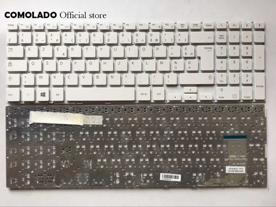 FR French Keyboard FOR Samsung 370R5E NP370R5E 370R5V 510R5E NP510R5E 450R5E 450R5V NP450R5E NP450R5V White Keyboard FR Layout