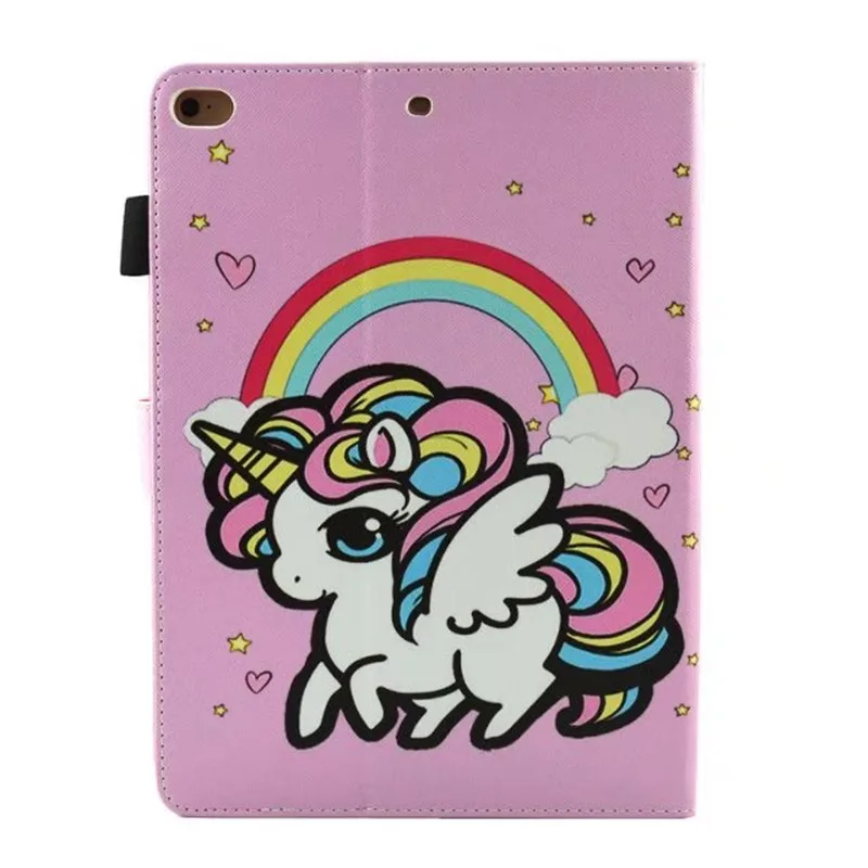 Чехол для планшета iPad Mini 1 2 3 4 Kid Единорог искусственная кожа флип Магнитная