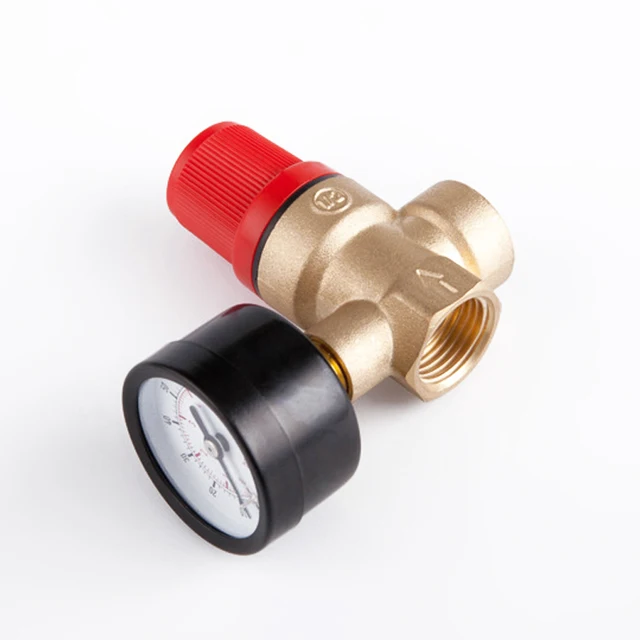 Valvola Di Sicurezza Ottone 1/2'' 3BAR - Per Acqua E Olio, Automatica, Filettatura Gialla - Foto 7