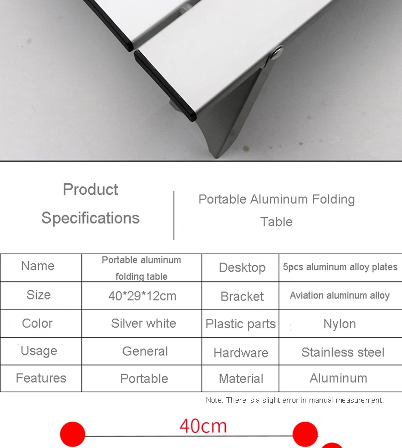 Портативный стол из алюминиевого сплава, уличная мебель, складной стол для кемпинга, походов, путешествий, пикника