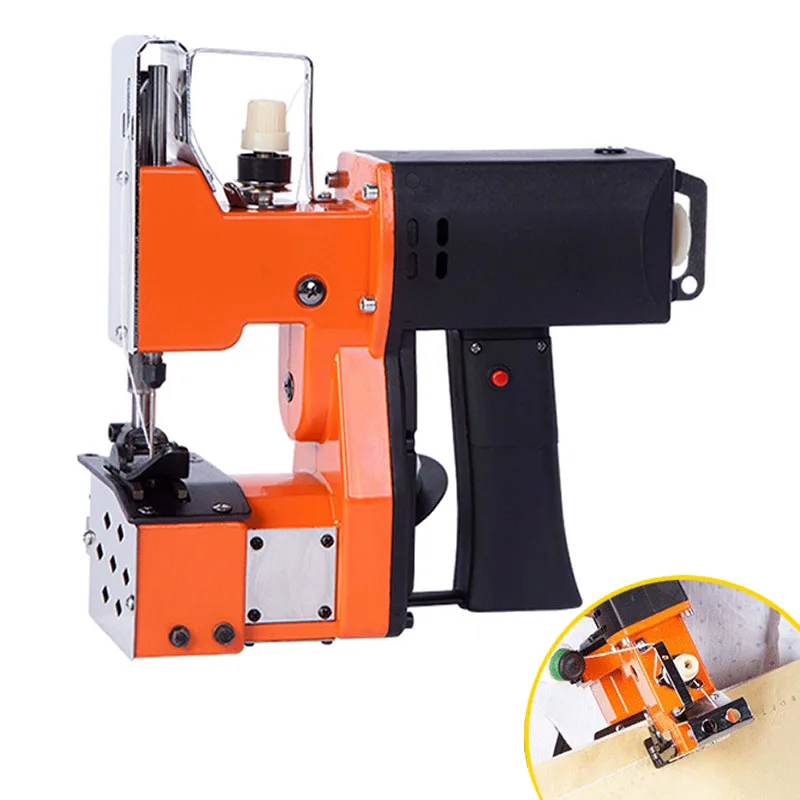 

Portable Electric Sewing Machine Household Multifunction Crafting Mending Kit for Home Textile Industrial Bag Closer Stitching