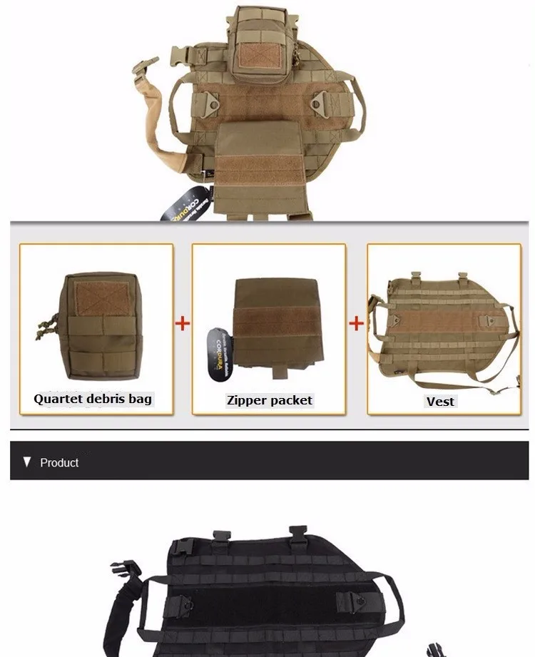 Открытый Защиты 5.111 Армии Тактические Жилеты Собаки Военная Одежда Для Собак Несущие Ремни SWAT Обучение Собаки спасательные Molle Жилет Тактическая одежда для собак