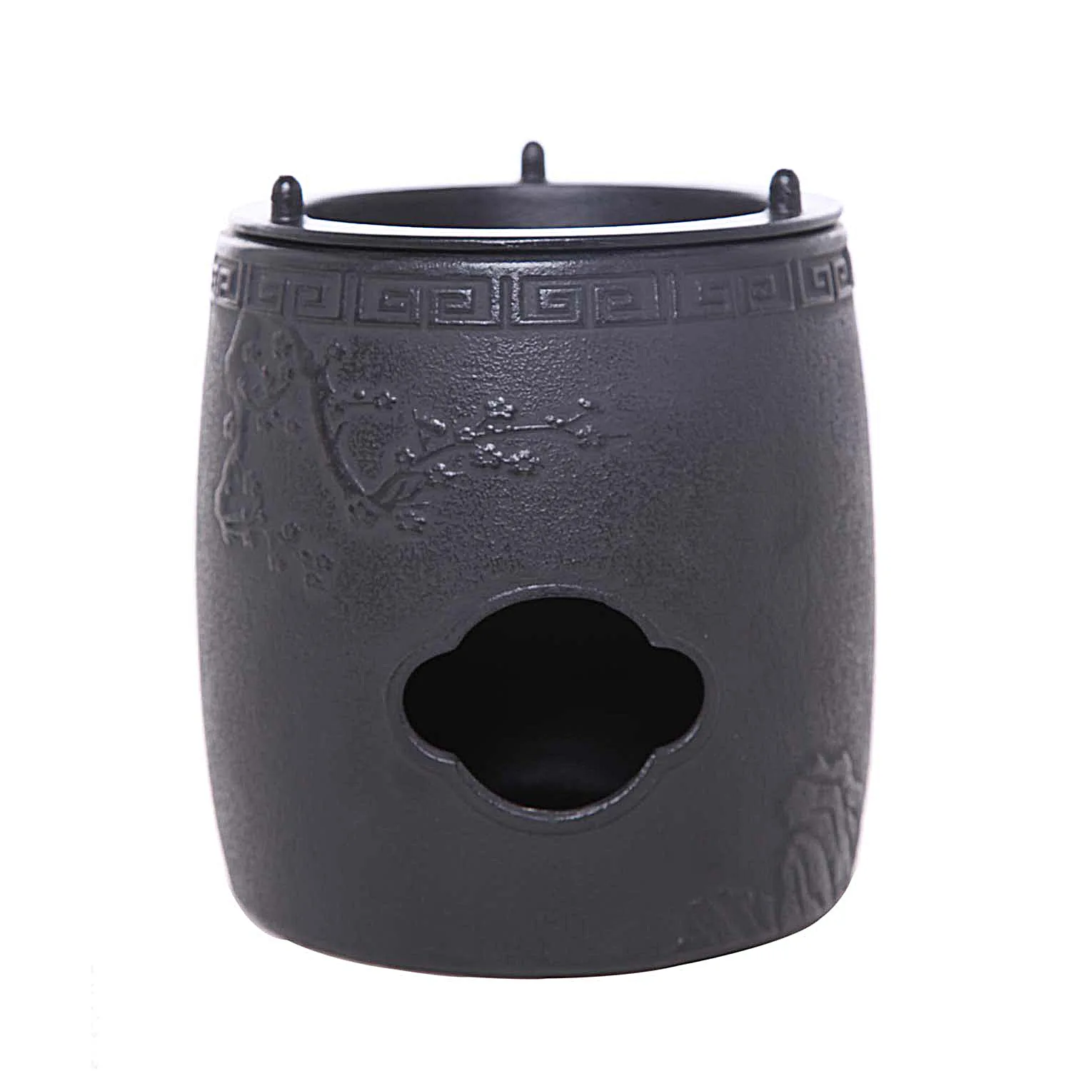 

2016 New Japan Cast Iron Burning Stove Alcohol Pot Furnace Carbon Charcoal Heating Teapot Plum Base Insulation