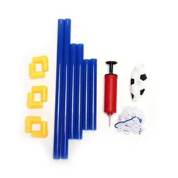 

2019 HOT Folding Mini Football Soccer Ball Goal Folding Post Net + Pump Kids Sport Indoor Outdoor Games Toys Child Gift