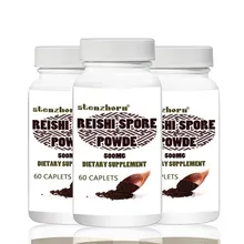 Рейши 500 мг 60 шт X 3B всего 180 единиц улучшает работу печенки и детоксикацию способствует здоровью сердца