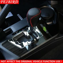 304 Aço Inoxidável Novo Estilo Barracas Interior Guarnição da Tampa do Painel De Caixa De Engrenagem 4 Rav4 1 peça Para Toyota Rav 2016 2017 2018