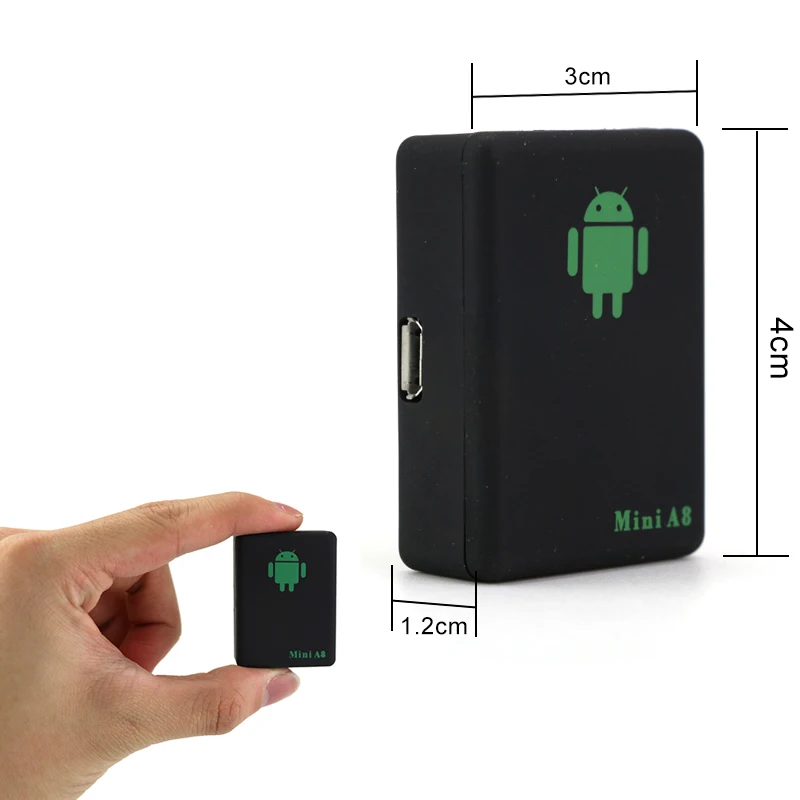 High Quality Protable Mini A8 GPRS Car KiTs GSM/GPRS Tracker GPRS Mini GSM LBS T