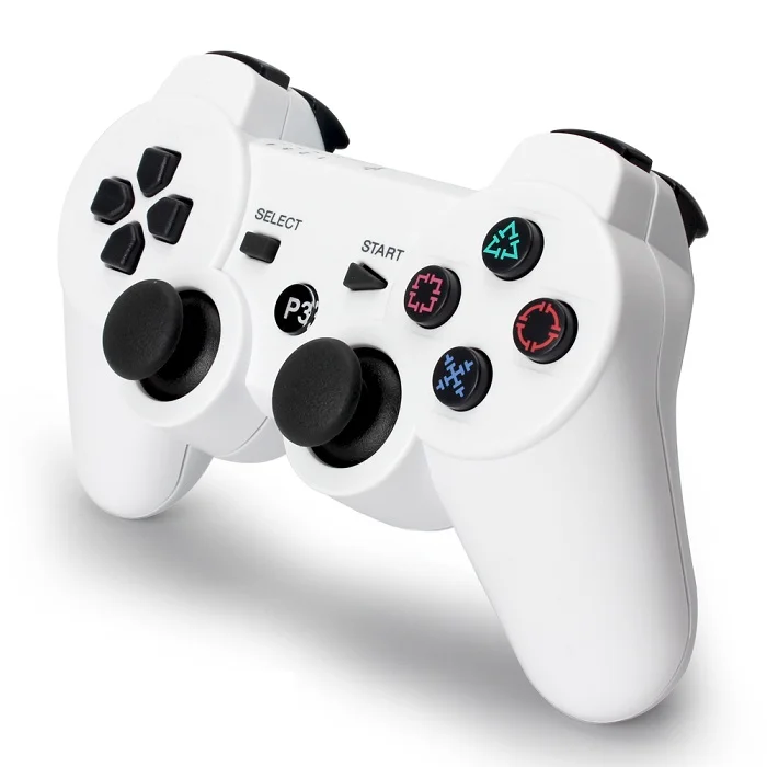 Беспроводной Bluetooth контроллер для sony PS3 геймпад для Play Station 3 джойстик для sony Playstation 3 PC для Dualshock контроллер - Цвет: White