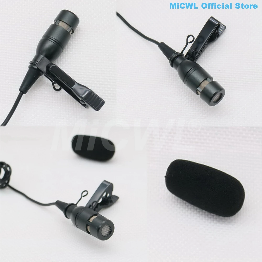 Professionale Lavalier Risvolto Microfono A Condensatore Cardioide Per Sennheiser Shure Akg Audio-Technica Ath-Trasmettitore Wireless Sm57