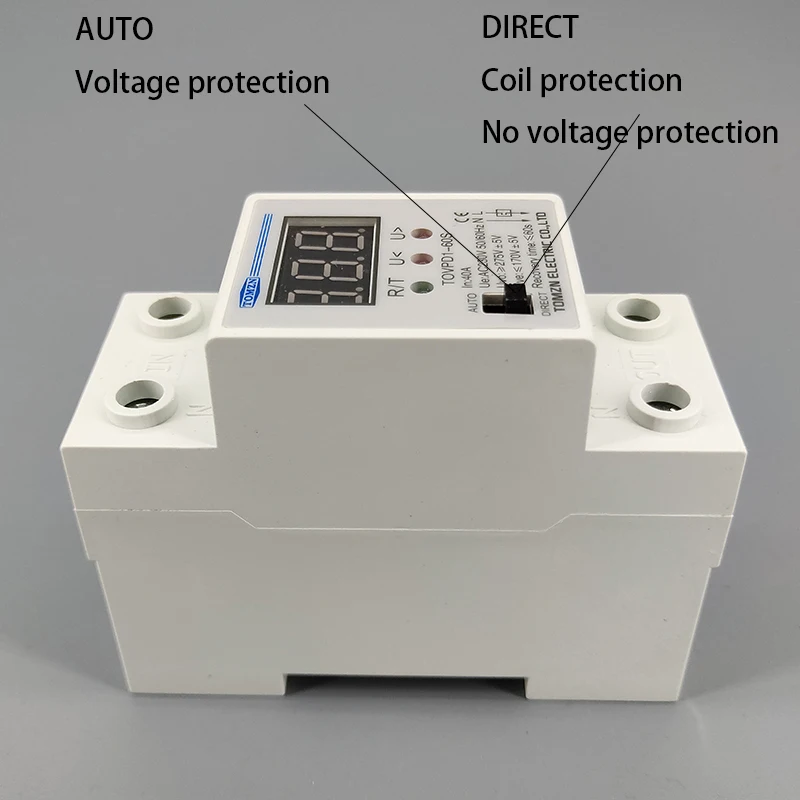 40A 220V ВКЛ./ВЫКЛ. Повторное подключение от перенапряжения и защиты от перенапряжения защитное устройство реле с вольтметром монитор напряжения