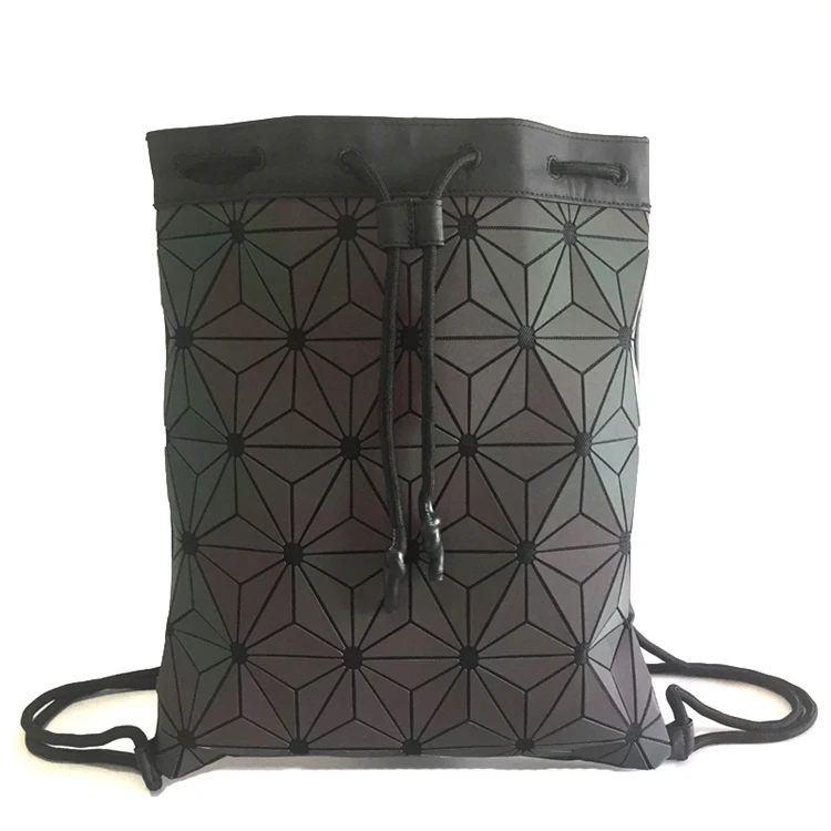 Для женщин световой шнурок рюкзак радуга сумки на плечо пляжная сумка обувь для девочек геометрический из искусственной кож