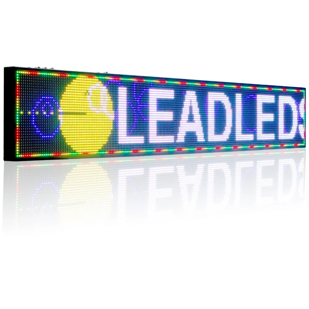 

P10 SMD Full Color LED Sign indoor Programmable Led Window Moving Message Led Display Board