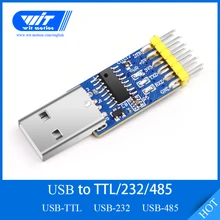 USB для ttl RS485 RS232 Многофункциональный модуль последовательного интерфейса 3,3 В и 5 В Входной последовательный преобразователь
