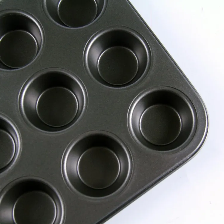 1pc12 чашки черный металлический кексы форма для выпечки пудинга форма для выпечки лоток DIY украшения торта инструменты navidad easte