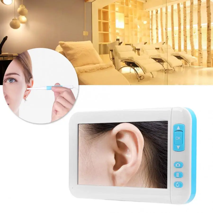 4.3in TFT Ear Otoscope тестер для устройств ручной эндоскоп камера со светодиодной