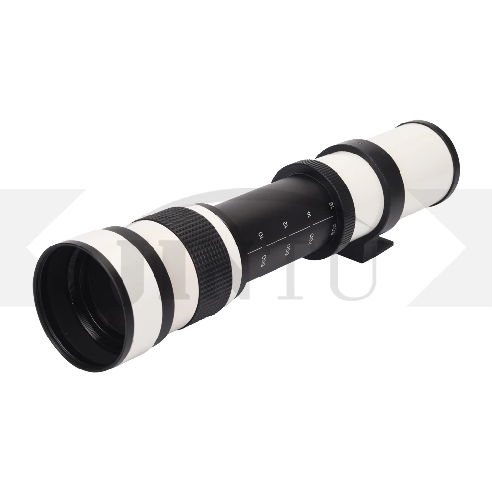 JINTU upgrad белый 420-800 мм F/8,3-F16 MF телеобъектив камеры w/T2 для SONY NEX Крепление NEX3 NEX5 NEX6 NEX7 A3000 A5000 A6000